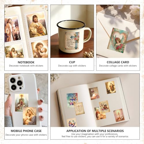 200 Sheets Christian Inspirational Bible Scripture Sticker Book - style: 4 Christianity