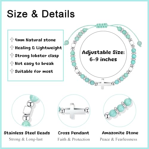 Gifts for Teen Trendy Stuff Natural Stone Bracelets Teen Birthday Gifts