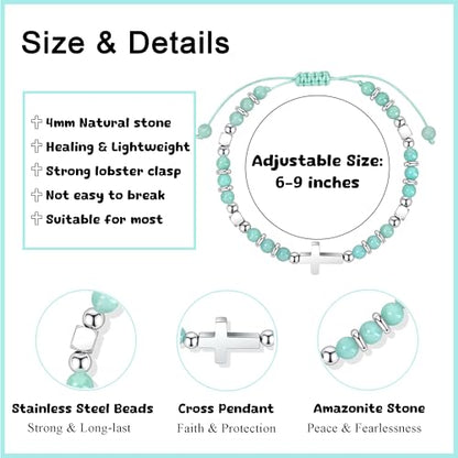 Gifts for Teen Trendy Stuff Natural Stone Bracelets Teen Birthday Gifts