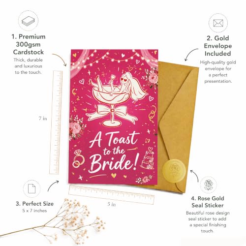 Funny bridal Shower Card - color: QY-148
