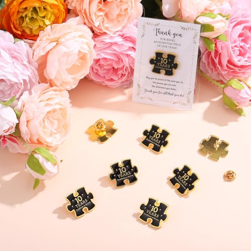 20 Set Year of Service Pin Employee Appreciation Gifts Bulk - style: 10 Year