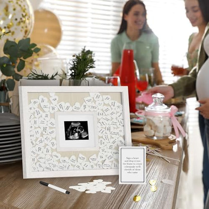 Americanflat 12x16 Shadow Box Frame - Matted to 3x4 - White - color: White