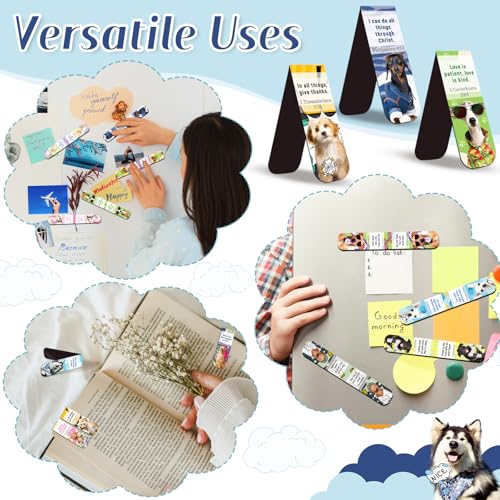 Bible Magnetic Bookmarks Christian Magnet Bookmark Clips - color: 100-bible Cat & Dog