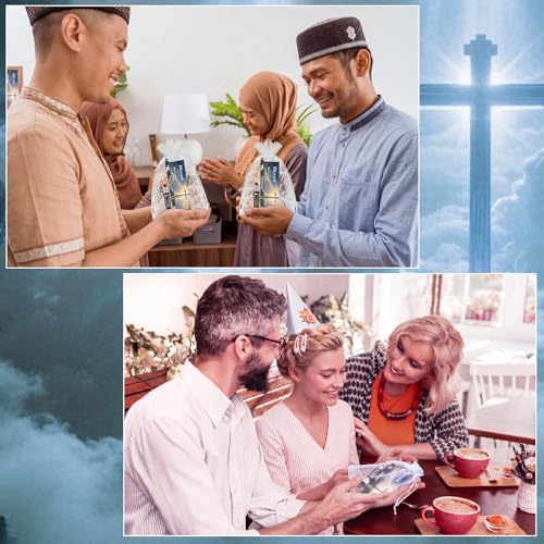 Jutom 18pcs/6 Sets Christian Gifts Bulk for Man Church Gifts 6 Christian Men of Faith LED Flashlight Keychain 6 Stylus Pens 6 Bookmarks for Men of God - style: Men of Faith