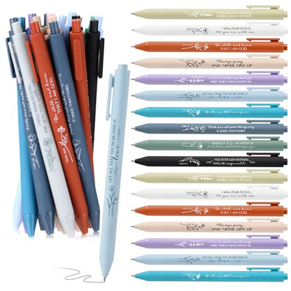 Sayglossy 50 Pcs Christian Pen, Religious Pen Gift, Vivid, English - color: Vivid, style: English