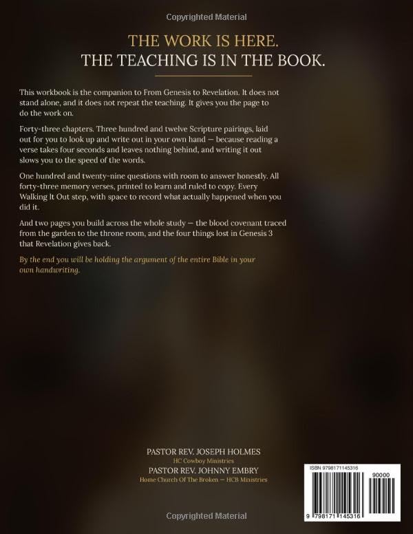 From Genesis to Revelation: The Companion Workbook — A Forty-Three Week Study