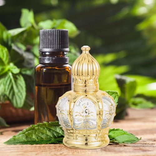 jojofuny Essential Oil Roller Bottles 2 Pack 2.63 in Refillable Glass Vials with Stainless Steel Ball Roll on Bottles for Perfume Water Blessed Oil Travel Meditation Prayer