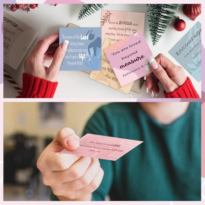 Maitys 240 Pcs Bible Verse Cards for Women Christian Scripture,Square - style: Square