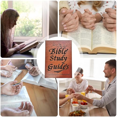 SDJTC 66-page Bible study guide with a PU leather cover, featuring daily scripture excerpts for prayer, reflection, and deepening of faith and knowledge