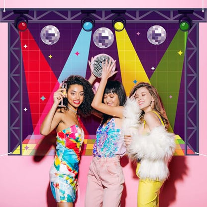 WovWeave Vbs 2026 Backdrop 7x5 ft Illumination Party Backdrop Church Vacation Bible School Banner Christian Party Decoration Backfround Sunday School Religious Event Photo Booth Banner - style: VBS