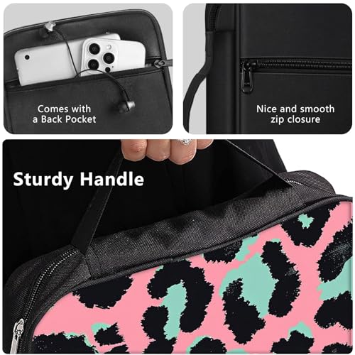 Bible Cover for Women Kids, Bible Carrying Case Church Bag Bible Protective with Zippered Back Pocket, Gift for Adults Lady Women Men, Leopard Print - color: Leopard Print