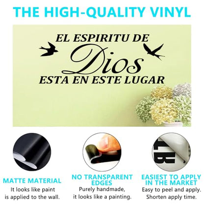 Bible Verses Wall Decals for Bedroom: Inspirational Scripture Quotes Removable Wall Stickers for Living Room - Home Christian Family Parents Vinyl Large - size: Large