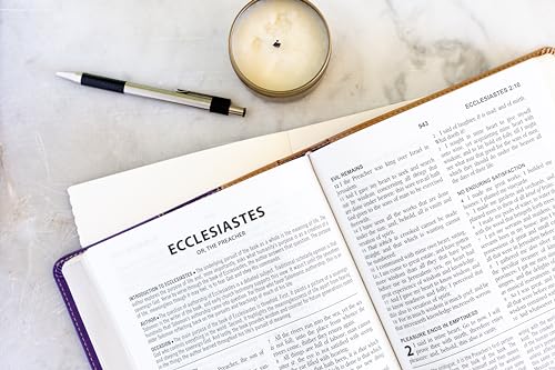 The KJV Study Bible, Large Print [Violet Floret]