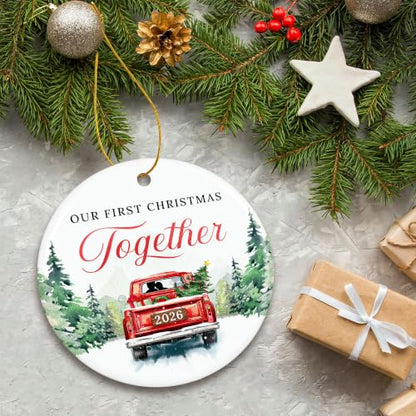 ZAGKOO First Christmas Ornament 2026, Couples First Christmas Together Gift - color: Together 1