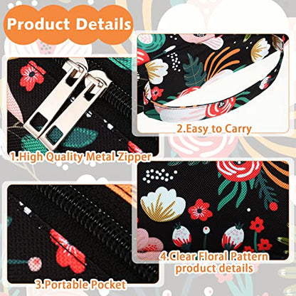 Laumoi Bible Cover Case for Women 10'' Flower Bible Holder Case Large Religious Carrying Bag for Women Study Christian Book Gift (Fresh Flower) - style: Fresh Flower
