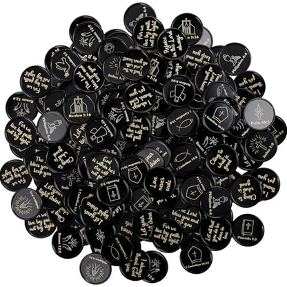 Eersida 120 Pcs Christian Coins Bulk Bible Verse Jesus Tokens, Classic - style: Classic
