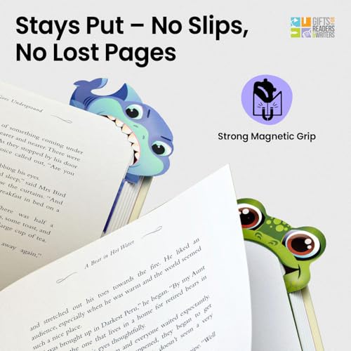 Thinking Gifts Magnetic Bookmark for Reading - Brown Bear - color: Brown Bear