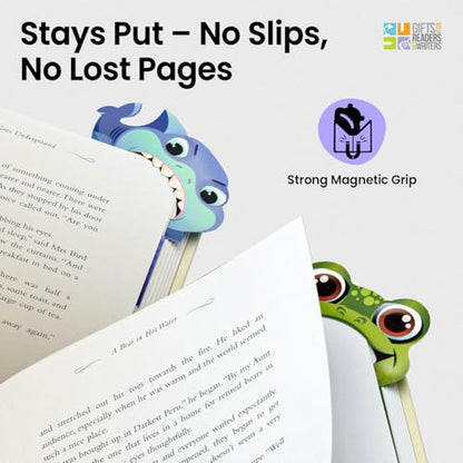 Thinking Gifts Magnetic Bookmark for Reading - Brown Bear - color: Brown Bear