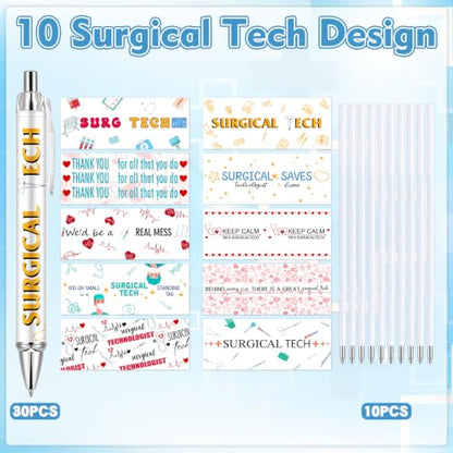 30 Pcs Surgical Tech Pens Surgical Tech Appreciation Gifts Ballpoint Pens - style: SurgicalTech