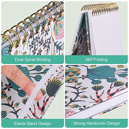 OMEYA Spiral Notebook, A5 Lined Journals for Women, College Ruled 160 Pages - color: White Fruit, size: A5