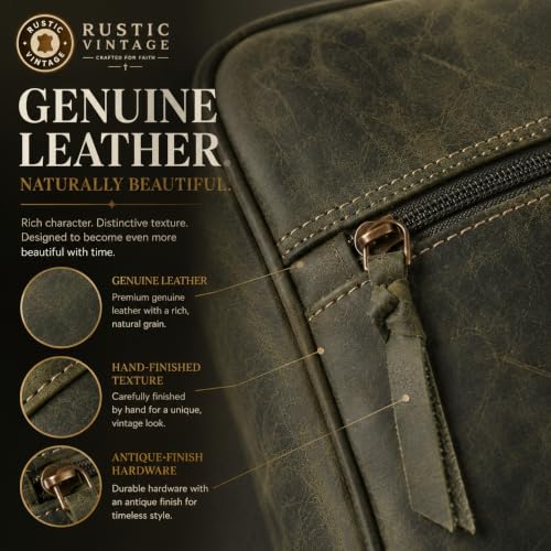 11 x 8 inch Genuine Leather Bible Cover for Men & Bible Case Women Organizer with Handle & Pocket Pen Holder Christian Religious Gift Cross Bookmark Bible Carrying Bag for Church Green - color: Green