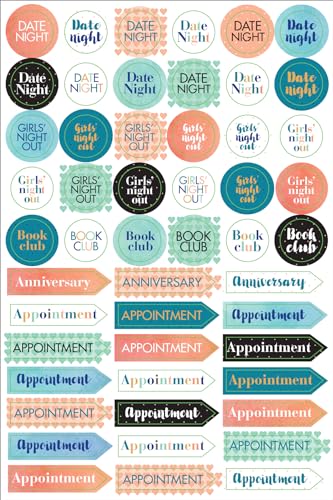 Essentials Mom's Planner Stickers (Set of 575 Stickers)