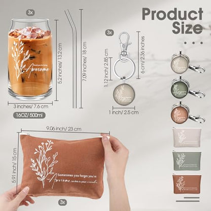 Hoolerry 9 Pcs Thank You Gifts for Women Employee Coworkers, Aesthetics - style: Aesthetics