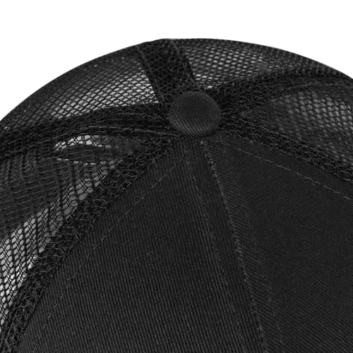 Faith Over Fear Christian Hats for Men Women, American Flag Trucker Hat, Religious Gifts for Thanksgiving Christmas - color: Black