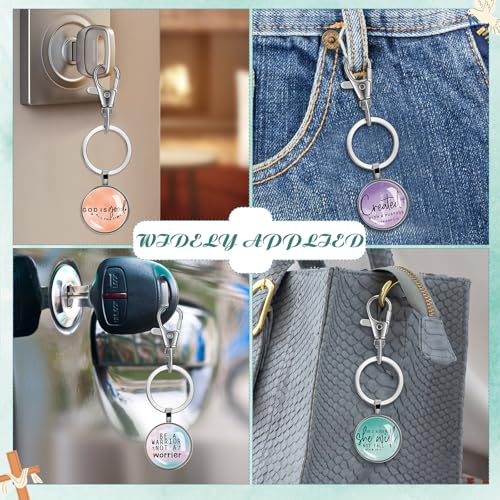 Fumete Christian Keychain Bulk for Wowen Men - style: Macaron Watercolors