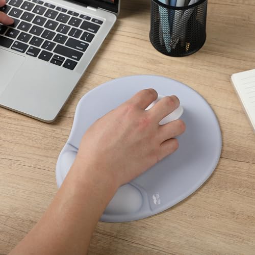 Mr. Pen- Ergonomic Mouse Pad with Wrist Rest - color: Light Gray