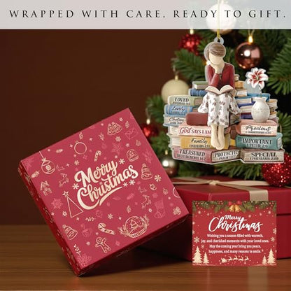 Christian Bible Gifts for Women, God Says I Am Car Hanging Ornament for Mom - color: G Says You Are - Ao Do
