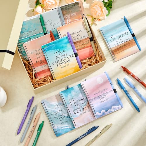 Kosiz 30 Sets Bible Verse Notebook Pen Bulk, Watercolor,Classic - color: Watercolor, style: Classic