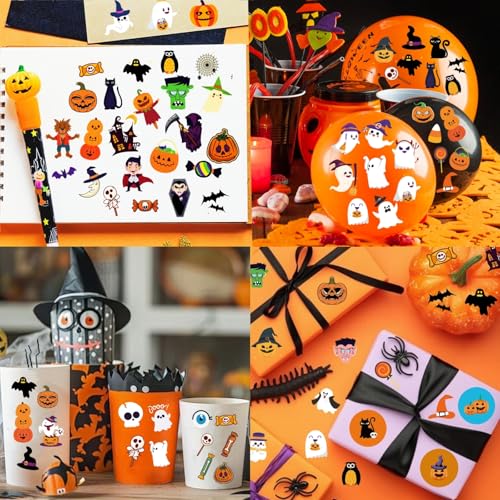 150 Sheets Halloween Stickers for Kids,2000+pcs Cute Halloween Sticker Bulk - style: 150 Sheets Halloween Stickers