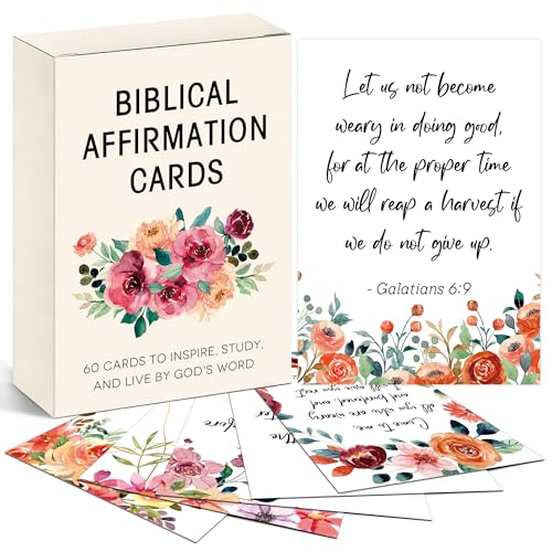 JOETMAE Bible Verse Cards Affirmation Scripture Prayer Cards