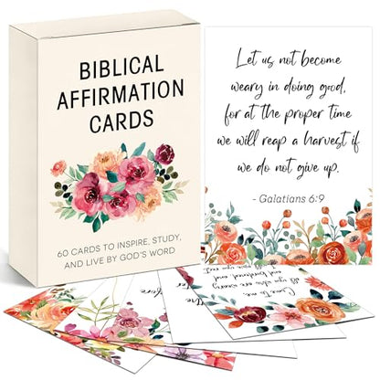 JOETMAE Bible Verse Cards Affirmation Scripture Prayer Cards