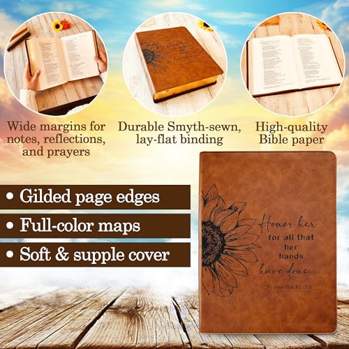STARKENBURG COMPANY Personalized CSB Bible: Create Your Own Custom Engraved Design with a Designer, Large Print Wide-Margin Christian Standard Holy Bible