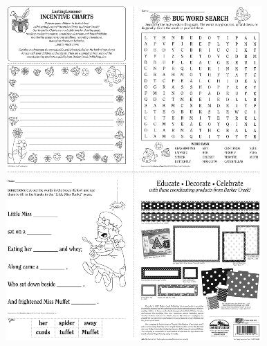 Barker Creek Incentive Chart, Just Dotty, Track Progress, Assignments, Goals, and More! School, Library, Office, Home Learning Décor, 17" x 22" (1119) - style: Just Dotty