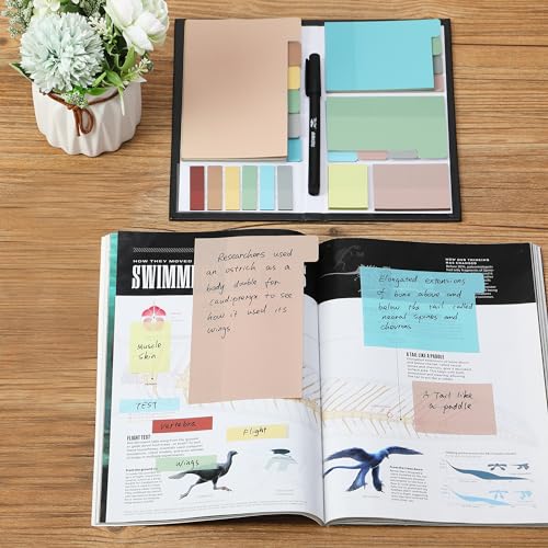 Mr. Pen- Transparent Sticky Notes Set, 410 Pack - color: Morandi, size: 1 Set