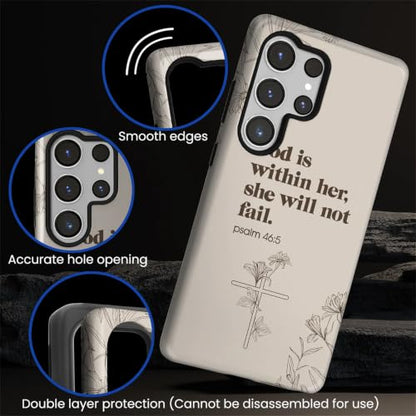 Compatible with Samsung Galaxy S25 Ultra Full Body Matte Case Hard Shell Shockproof Screen Lens Protection for Girl Boy Cute Pattern Christian Bible Verse Religious Scripture Jesus - color: Christian Bible Verse Religious Scripture Jesus, size: Samsung Ga