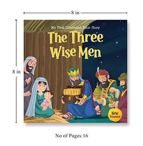 My First Illustrated Bible Story: The Three Wise Men - English / Popular Stories from Bible / Easy to Understand Children Books with Pictures / (My First Bible Stories)