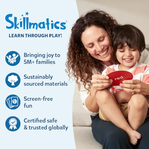 Skillmatics Memory Match – Where Things Belong, Fast Matching Board Game