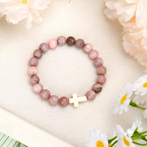 Aelciyue Teacher Appreciation Gifts for Women Thank You Birthday Xmas Valentines Day Gifts for Teachers Bracelets for Women - style: Cross
