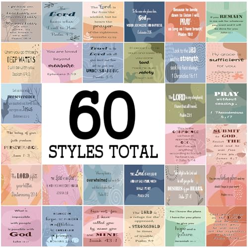 Maitys 240 Pcs Bible Verse Cards for Women Christian Scripture,Square - style: Square