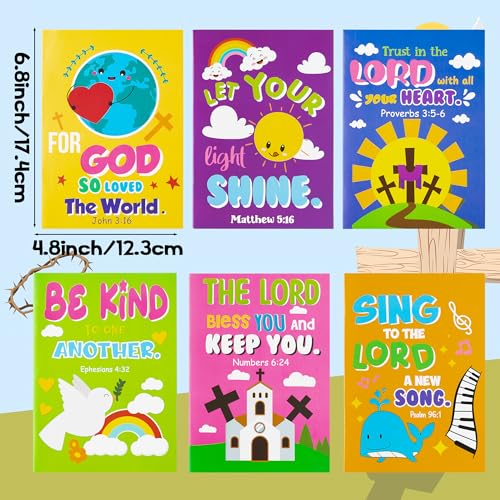 Dvbonike 48Pcs Bible Coloring Books Religious Theme DIY Color-in Pages - color: A-Bible Style ① (48Pcs)