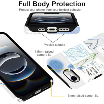 Cute Blue Jesus Christian Phone Case for iPhone 16e/iPhone 17e 6.1'' - color: Blue, size: iPhone 16e/iPhone 17e