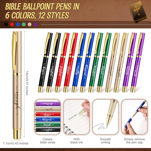 Kosiz 48 Pcs Christian Notebooks Bulk Christian Gifts for Men Women