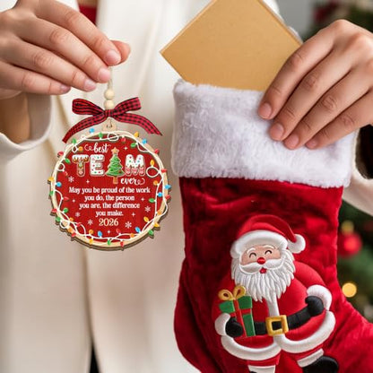 HEXMOZ Christmas Team Gifts for Coworkers, Employees 2026 - Best Team Ever - color: Team 1