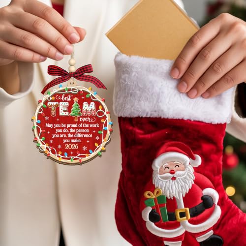 HEXMOZ Christmas Team Gifts for Coworkers, Employees 2026 - Best Team Ever - color: Team 1