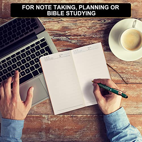Crtiin 80 Pcs Christian Notebooks with Motivational Pens, Classic Color - color: Classic Color