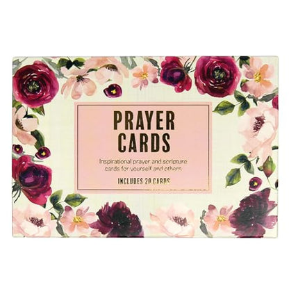CrownJewlz Christian Bible Verse Prayer Cards, Lemon & Floral - style: Lemon & Floral